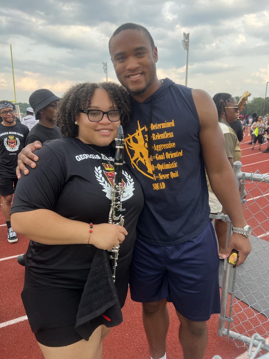 Had to go and support my Twin sister Jazmyn and the Georgia Mass Band today and she was awesome. Yep, she's a Dragon too.