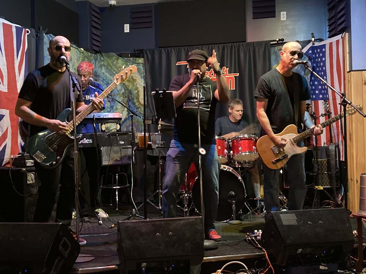 There's Jed doing Keith Moon moves at Hank Dietles in Rockville with The Whom