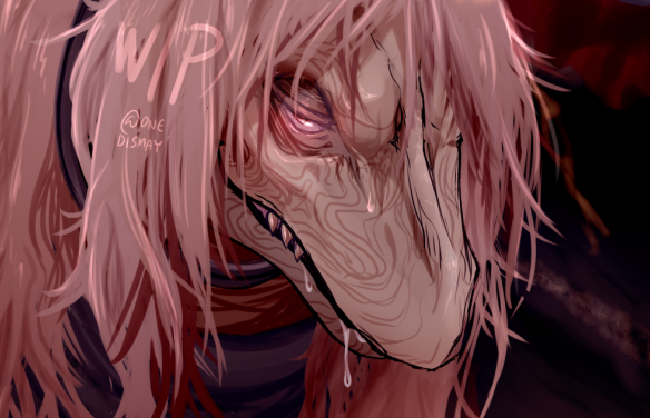 Onedismay's tweet photo. i'm back from the dead (maybe) and incredibly sweaty (unrelated). Finally drawing skekUng for the first time but he brought urIm with him. This is treason. jail for both
#urru #teratophilia https://t.co/44jCXFELIu