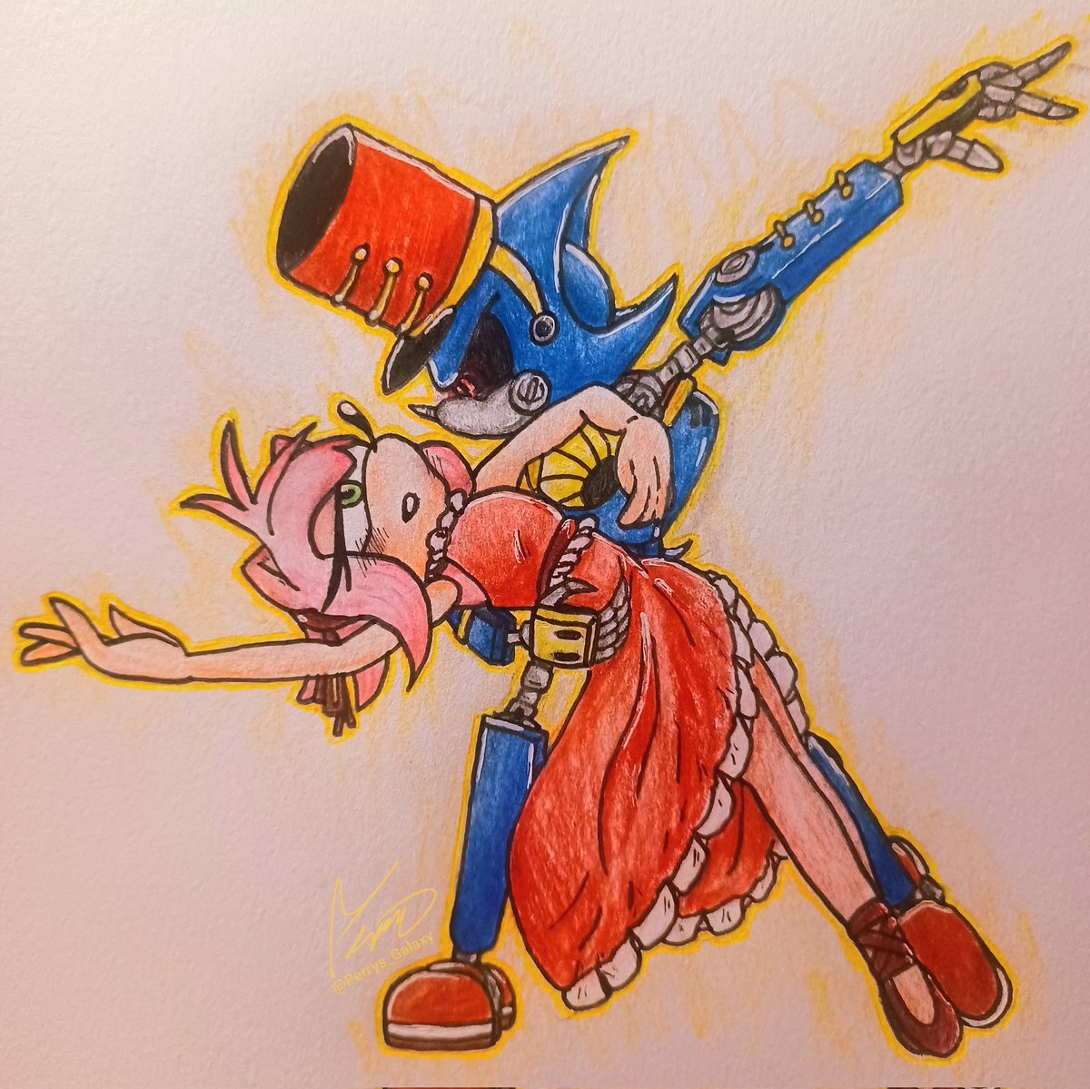 Nutcracker brainrot going crazy in the middle of summer my bad
#SonicTheHedgehog #Metamy #MetalSonic #AmyRose