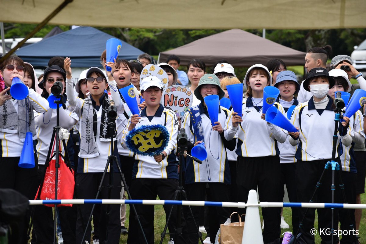 【洋弓部女子】第５８回全日本学生アーチェリー女子王座決定戦／決勝ラウンド／最終日／於・静岡県つま恋リゾート彩の郷第１多目的広場／対龍谷大

小林万（文２）
梅本（総３）
神吉（社３）

スコア：関学１－５龍谷大

ここで敗退。ベスト１６に終わりました。

#関学洋弓