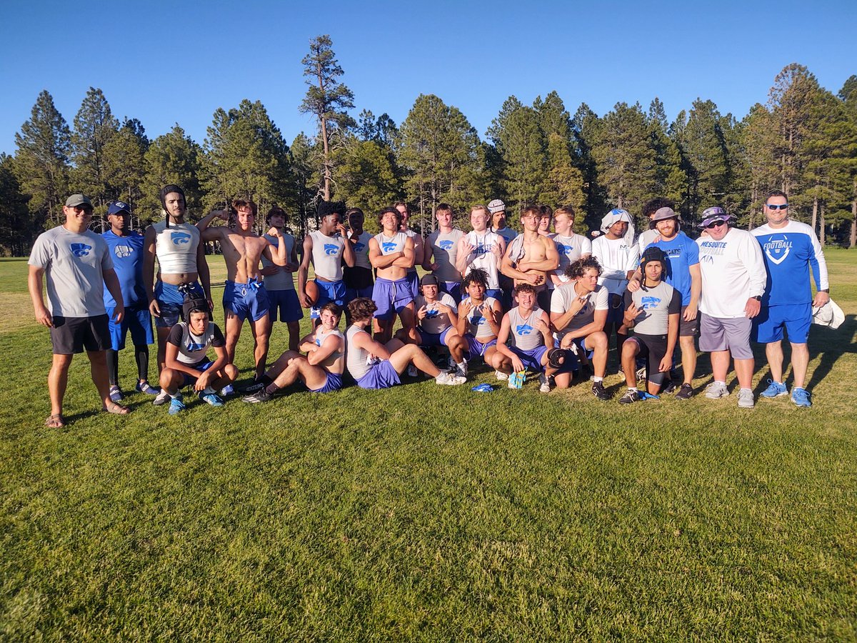 Couldn't be more proud of <a href="/mesqwildcatFB/">Mesquite Football</a> . We shocked NAU today! I'm lucky to be your coach. 🏈💪🏻 <a href="/MesquiteAthDept/">Mesquite Wildcats Athletics</a>