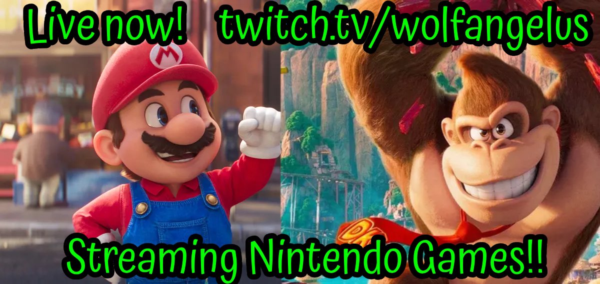 Streaming Nintendo Games now!!

Donkey Kong & Mario stuffs :3