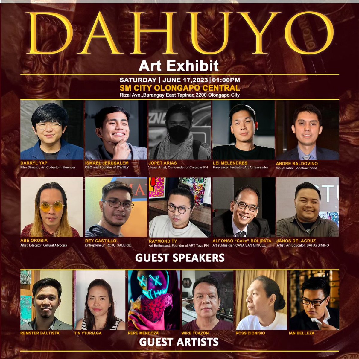 'Pink carrothorn and Extraterrestrial frens' at 'Dahuyo' Art Exhibit, June 17, 2023, SM Olongapo Central, East Tapinac, Olongapo City.

#carrothorn #oilpainting #oiloncanvas
#lowbrowart #ufo #extraterrestrials
#popsurrealism #exhibition
#vegetarian #carrot #owlpainting