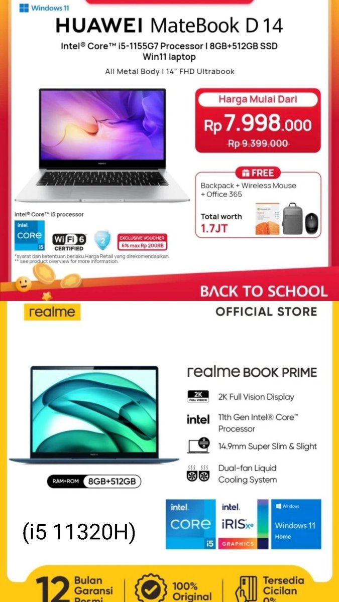 gt! Minta saran bagusan yang atas atau bawah ya? Atau ada saran lain untuk laptop 7-8 jt-an untuk keperluan kuliah... terimakasih