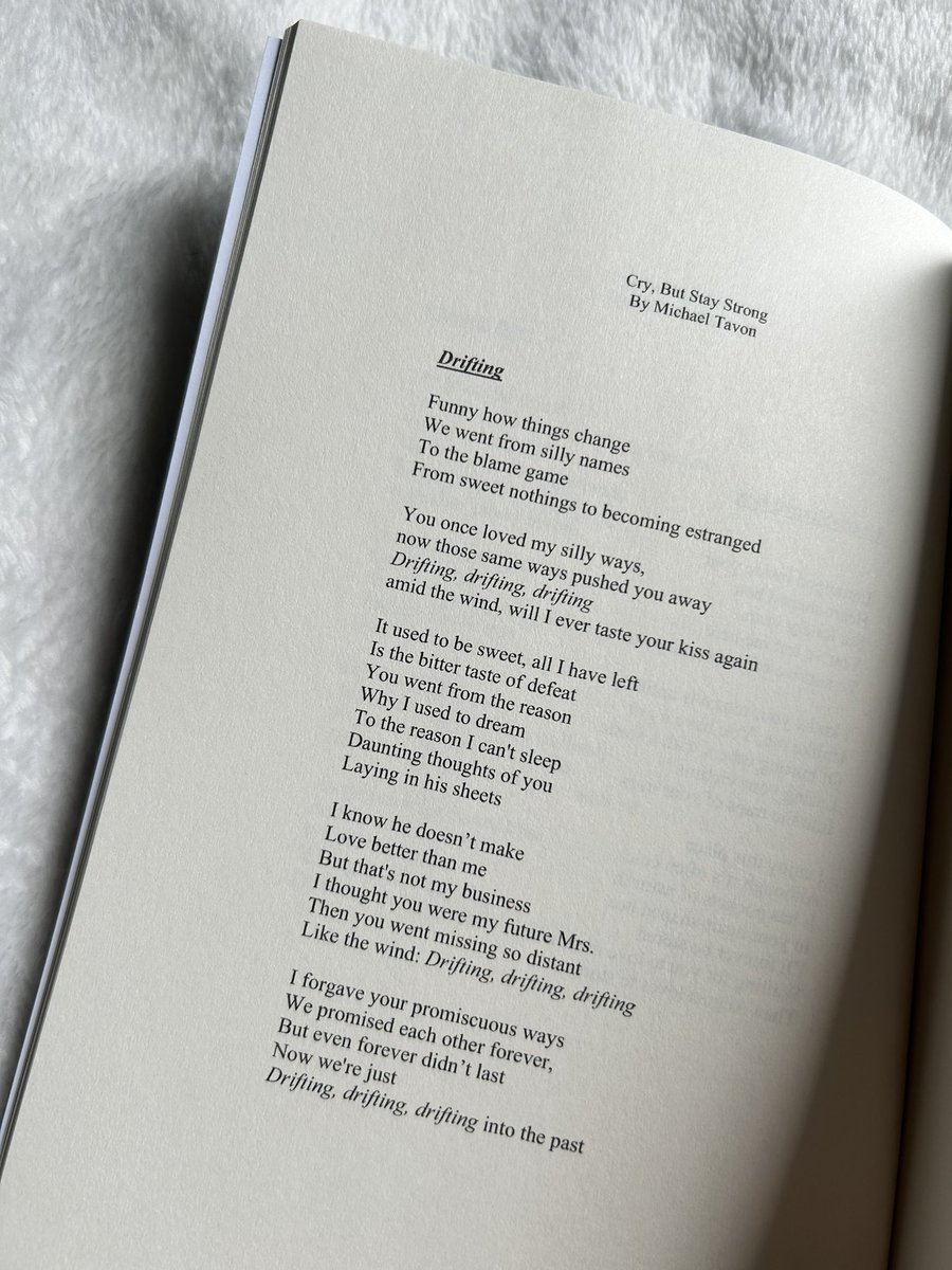 michaeltavon's tweet photo. Cry, but Stay Strong a collection of selected poems from 2017-2020 https://t.co/GoJWgnbFbG