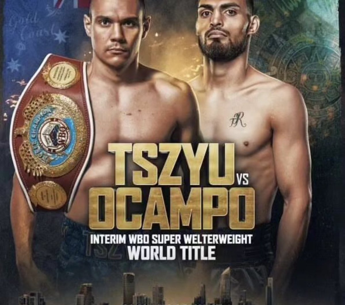Tonight on Showtime at 11:30pm ET WBO Interim Super Welterweight Champion Tim Tszyu 22-0-16 KO’s vs 154 lbs Contender Mexico’s Carlos Ocampo 35-2-23 KO’s #tszyuocampo #showtimeboxing #pbcboxing #fighthooknews  #boxingmedia #boxingfans #boxingworld #boxingfanatik #boxingnews