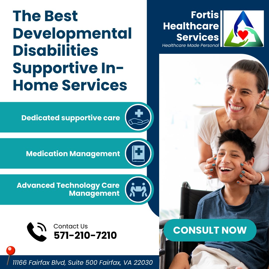 Fortis Healthcare Services Inc.

We are licensed by the Virginia Department of Behavioral Health and Developmental Services (DBHDS).

Reach out to us to find out how best we can help you and your family members.

#Developmentaldisability #intellectualdisability #inhomehealthcare