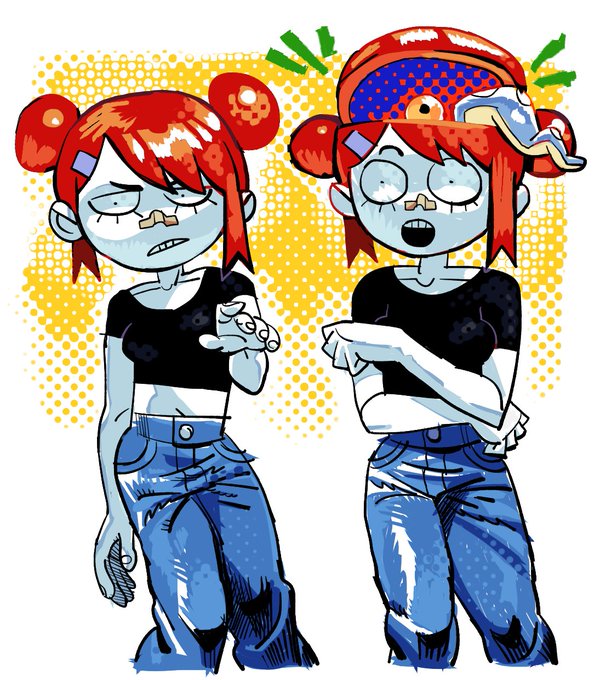 「cropped shirt hairclip」 illustration images(Latest)