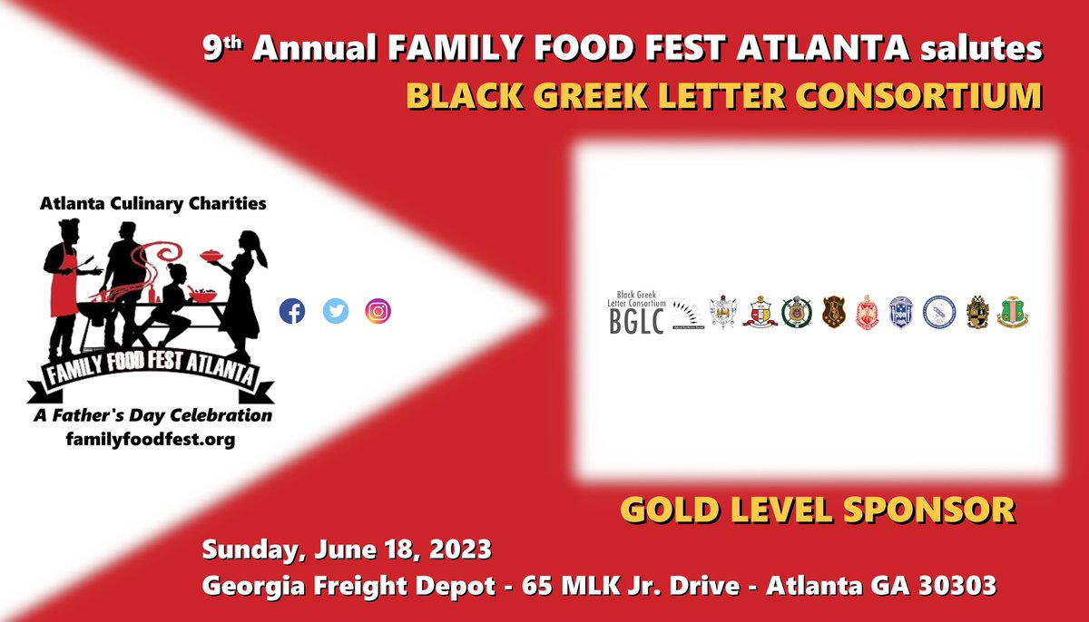 famfoodfestatl's tweet photo. Divine Nine . . The Chubbster will be in the building performing some of his classic hip hop hits at Family Food Fest Atlanta. Will there be some strolling? Asking for a friend. 😉 We will see tomorrow . . Join the Black Greek Letter Consortium as we honor fathers and Hip Hop! https://t.co/ZCiIx8xfXn
