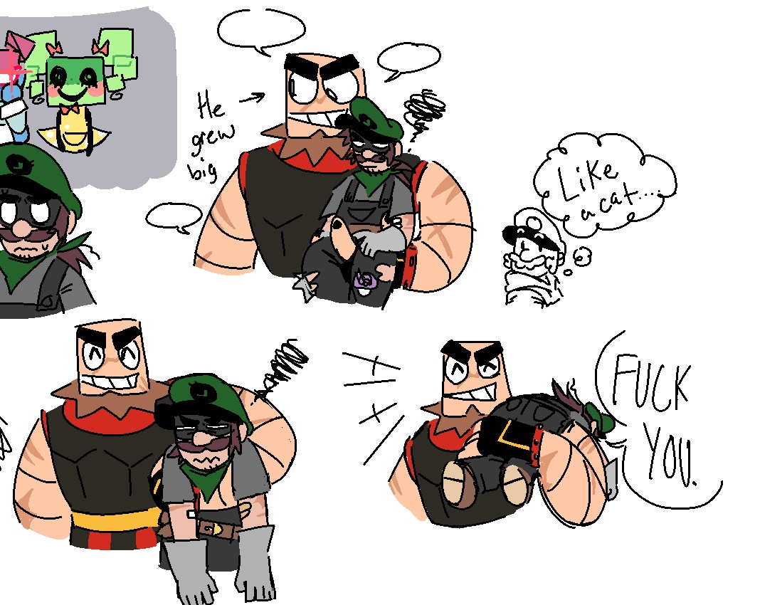 thundcrack's tweet photo. //now that o chunks is here i can share my desire for him to hold mr L like a cat https://t.co/jtejOITHqp