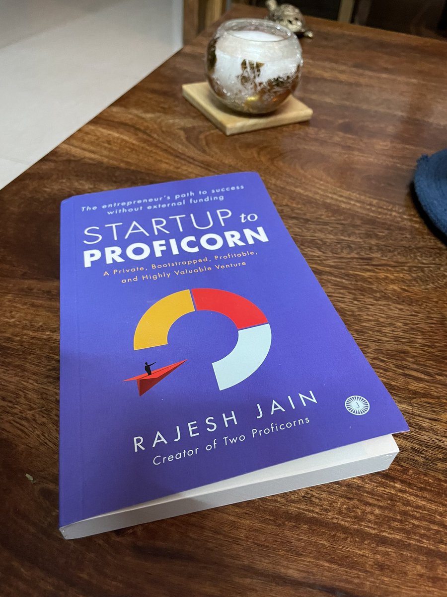 📢 Excited about building a profitable bootstrapped startup?

🚀 Dive into the insightful book 'Startup to Proficorn' by @rajeshjain from #Netcore.

Unlock the secrets to success on your entrepreneurial journey. 🙌

#BookRecommendation