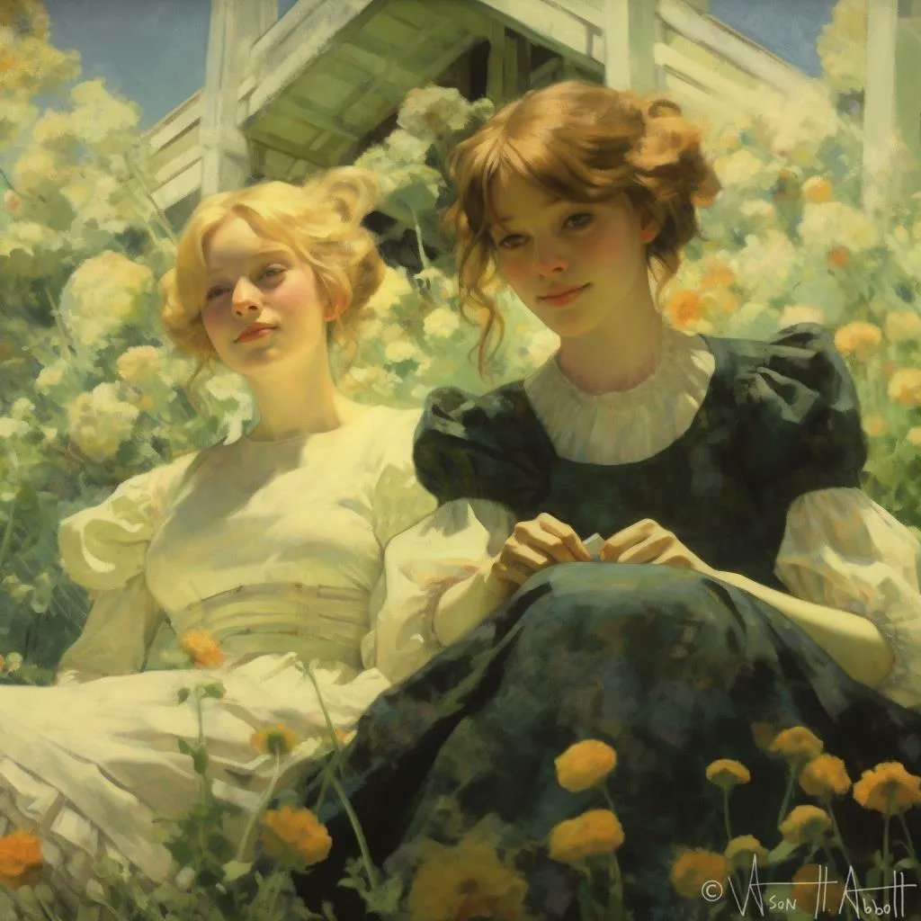Write. Create. Be inspired. The #2WordPrompt for 18-JUN-23 is:

Good & News 

Optional #prompt art inspiration: “She and I in the Dream Garden” by me.

Prints available at blueboarpress.com/prints/