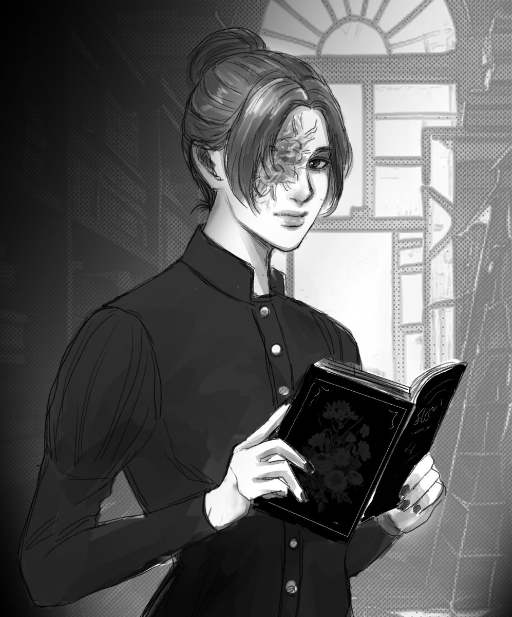 Donna welcomes you to her private library😌 #DonnaBeneviento #ResidentEvilVillage
