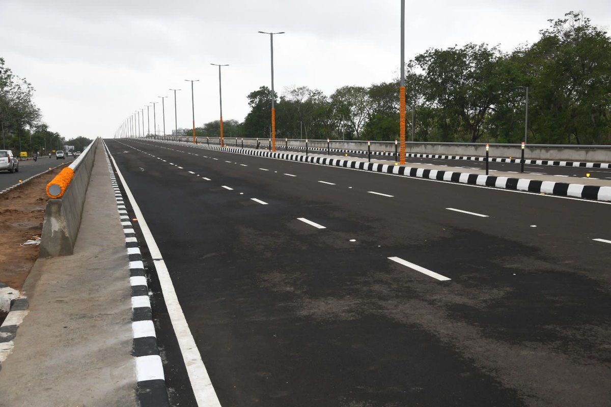 Raksha Shakti circle flyover opens for public on Gandhinagar – Koba – Airport road