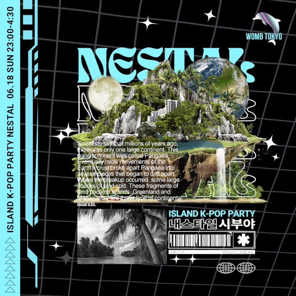 今夜11pm OPEN、日本で唯一KCONやMAMAのアフターパーティーを手掛けるK-POPパーティーブランドネスタルがお届けするナイトパーティー！プールサイドの様なトロピカル感溢れる空間と国内最高峰のサウンドシステムでK-POPをお楽しみ下さい🦩
womb.co.jp/event/2023/06/… (日)
womb.co.jp/en/event/2023/… (EN)
