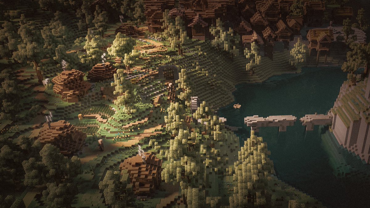 why we need to adjust color
left: raw image from blender
right: two versions after using lr to adjust color
#minecraft建築コミュ 
#Minecraftbuilds 
#Minecraft