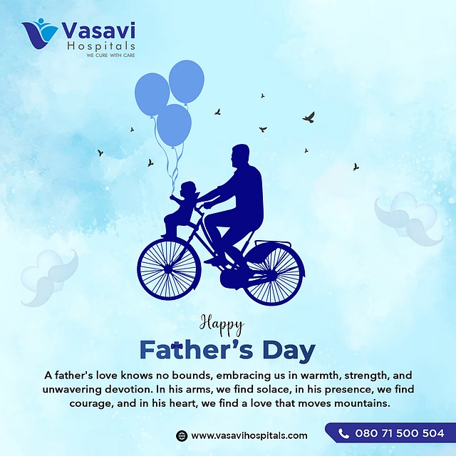 Happy Father's Day, Dad!

#HappyFathersDay #BestDadEver #SuperDad #DadLove #FathersDayCelebration #Fatherhood #DadLife #ProudDad #DaddyDaughterTime #DadAndSon #FathersDayGifts #DadsAreHeroes #FamilyLove  #FatherAndChild #DadBonding #DadGoals #FatherlyLove #Vasavihospitals