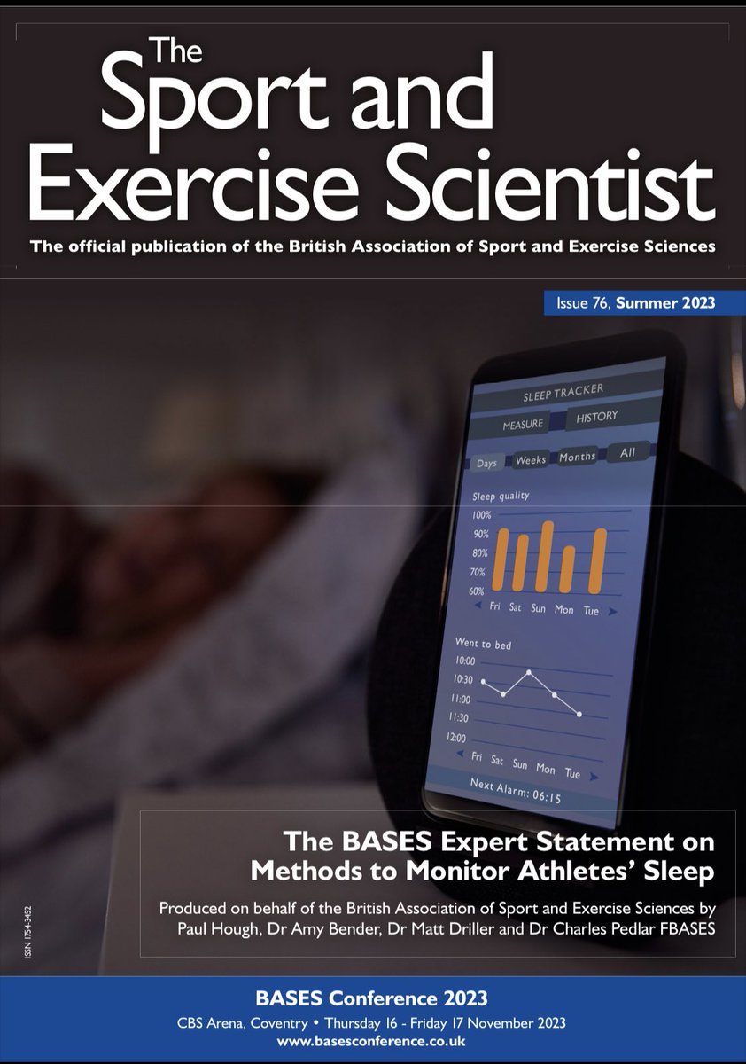 Paul Hough (@the_hough) on Twitter photo Great to see our expert statement on methods to monitor athletes sleep has been published in the @basesuk Sport & Exercise Scientist. Thanks to my colleagues: <a href="/Sleep4Sport/">Dr. Amy M. Bender</a> <a href="/mattdriller/">Matt Driller</a> <a href="/pedlarcr/">Charlie Pedlar</a> Great to see our expert statement on methods to monitor athletes sleep has been published in the @basesuk Sport & Exercise Scientist. Thanks to my colleagues: <a href="/Sleep4Sport/">Dr. Amy M. Bender</a> <a href="/mattdriller/">Matt Driller</a> <a href="/pedlarcr/">Charlie Pedlar</a>