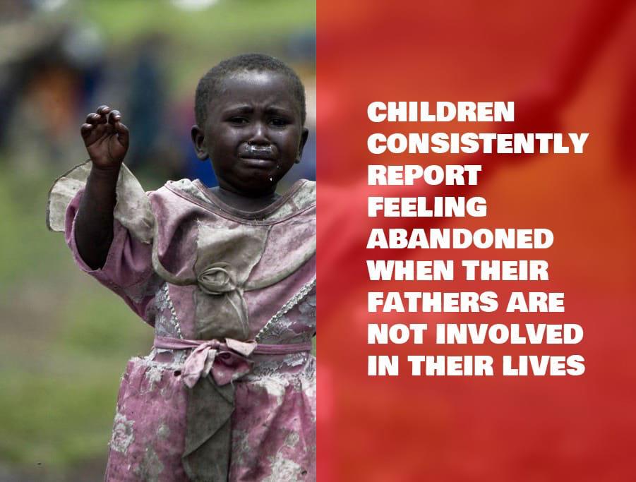 All children deserve a father figure 
#AbsentFather
Deadbeat dads
