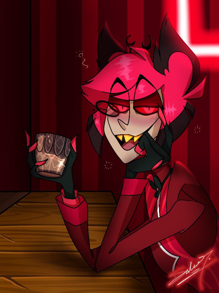 'Darling, darling- *hic* have I ever told you how pretty your eyes are?'

#HazbinHotel #HazbinHotelAlastor #Alastor #Hazbin #HazbinHotelFanart #Fanart #Alastorfanart #alastortheradiodemon #radiodemon