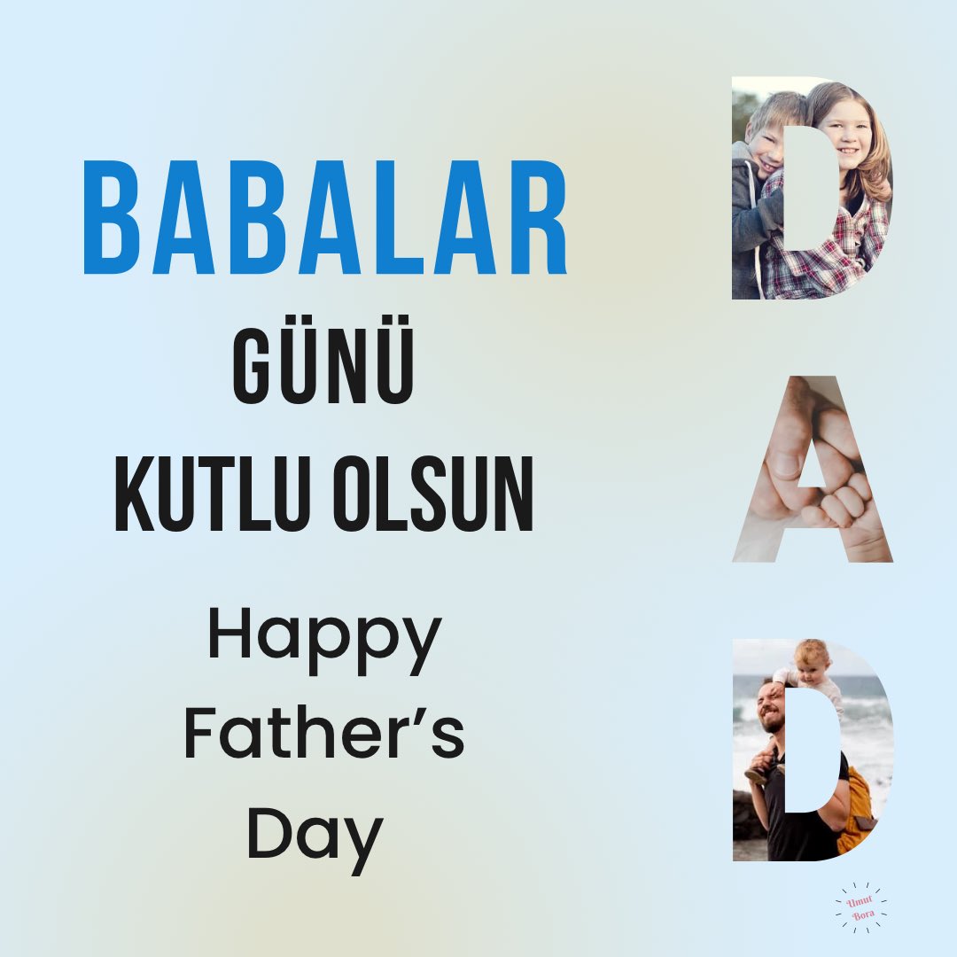 Babalar Günü Kutlu Olsun ❤️ Happy Father’s Day ❤️
