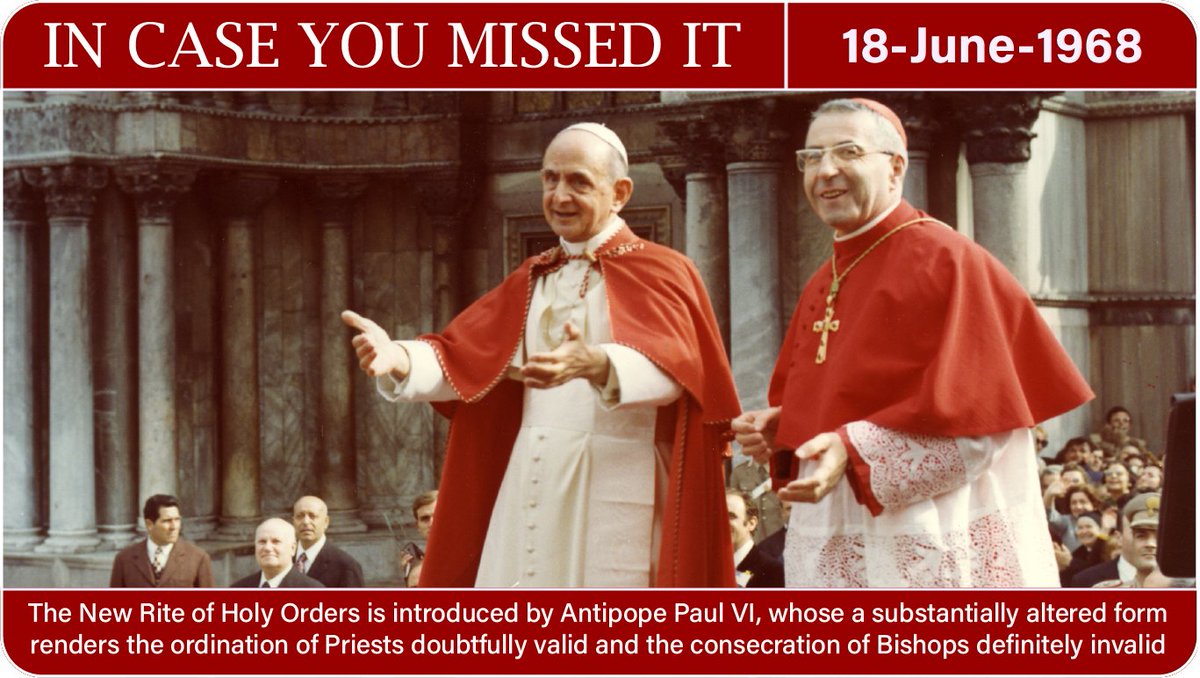 liturgicalife's tweet photo. "Absolutely Null &amp; Utterly Void" by †Fr. Cekada (2003): https://t.co/vQU5h0uJMu

"Why the New Bishops Are Not True Bishops" (2006): https://t.co/9uBmLMJQFY

"Still Null &amp; Still Void" (2007): https://t.co/vjyQwE0Rdm

"New Bishops, Empty Tabernacle" (2007): https://t.co/Rir9D6RJ0Q https://t.co/cXhN1p809l