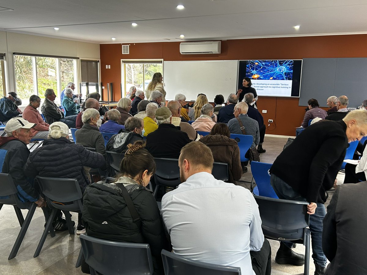 A/Prof Lyndsey Collins-Praino (@lyndseypraino) on Twitter photo It was a full house for today’s Adelaide Hills Science Hub showcase on #Parkinsons disease research, supported by <a href="/inspiringSthAus/">Inspiring SA</a>! Congratulations to all involved on a fantastic event 👏👏🧠 It was a full house for today’s Adelaide Hills Science Hub showcase on #Parkinsons disease research, supported by <a href="/inspiringSthAus/">Inspiring SA</a>! Congratulations to all involved on a fantastic event 👏👏🧠