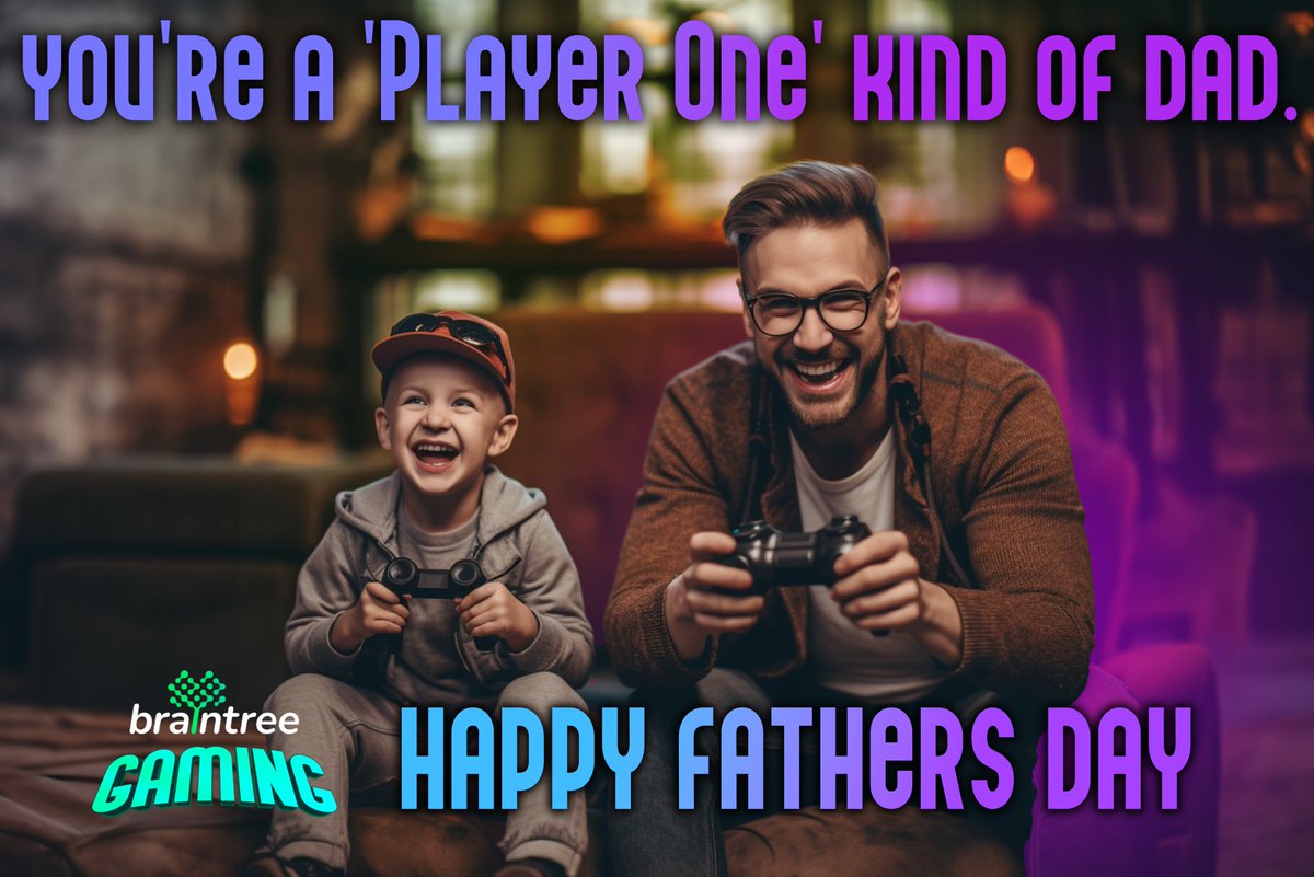 You might not have any extra lives in parenting, but you sure are acing it. Happy Father's Day! #fathersday2023