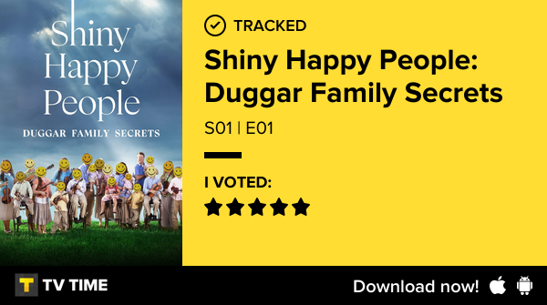 beingshelfaware's tweet photo. I've just watched episode S01 | E01 of Shiny Happy People: Duggar Family Secrets! https://t.co/54hJZdUQ34 #tvtime https://t.co/EuttkffFNu