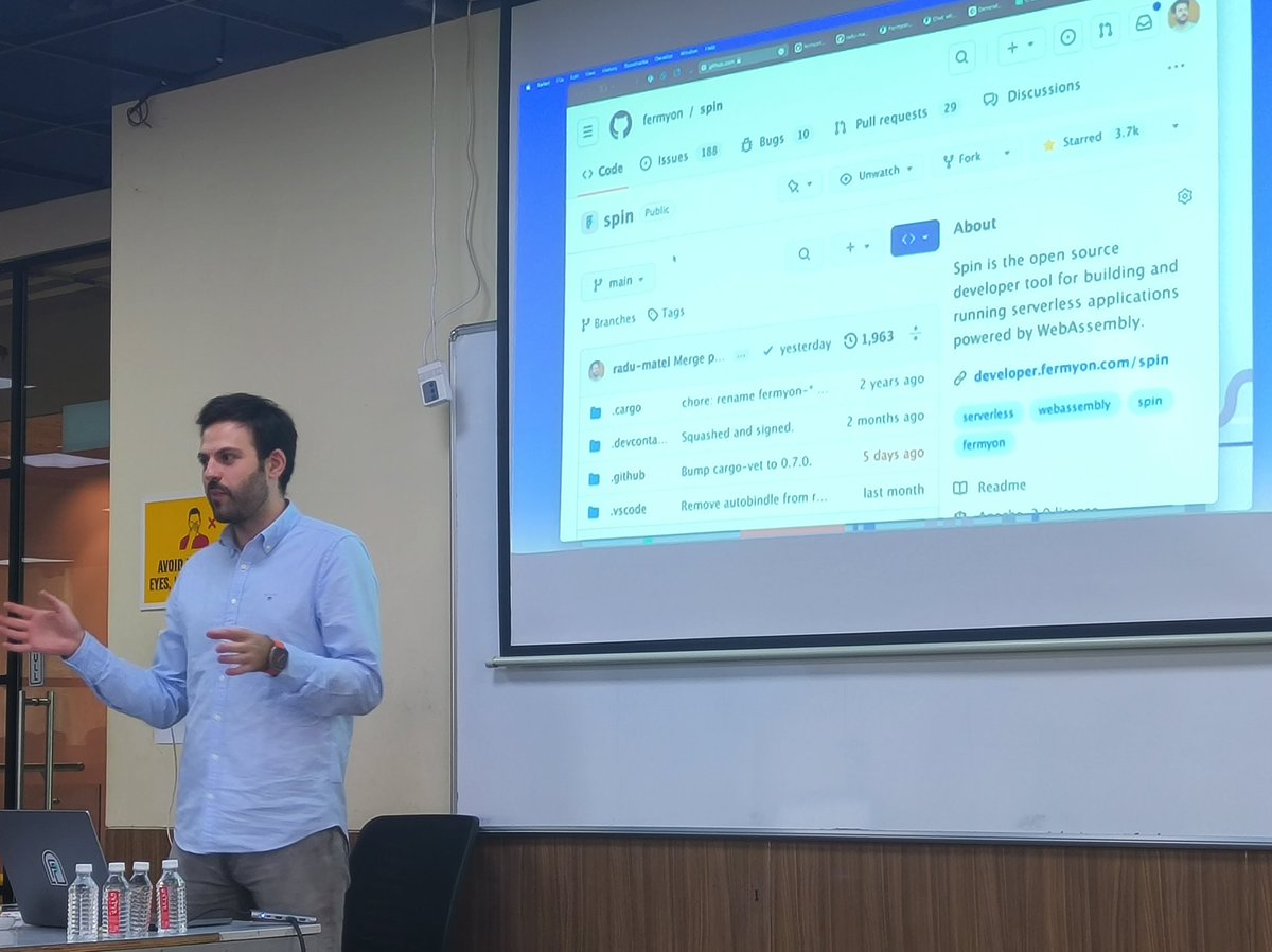 mediocreDevops's tweet image. Final workshop on Wasm by @matei_radu 

#wasmmumbai #cncfthane