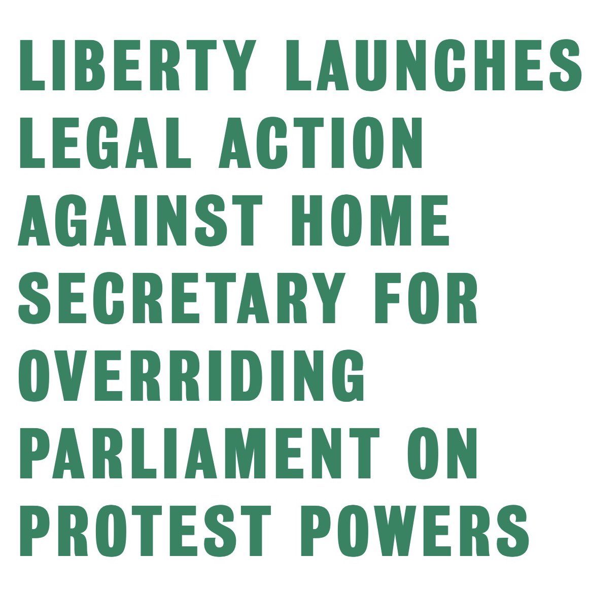 PeterStefanovi2's tweet photo. It’s now clear we cannot rely on anyone but ourselves to stop this Government restricting our right to protest & using an unprecedented abuse of power to get away with it. That’s why I’m supporting @libertyhq. If you’re with us RT, FOLLOW & join. Let’s do this TOGETHER https://t.co/l6AuuNQt0q