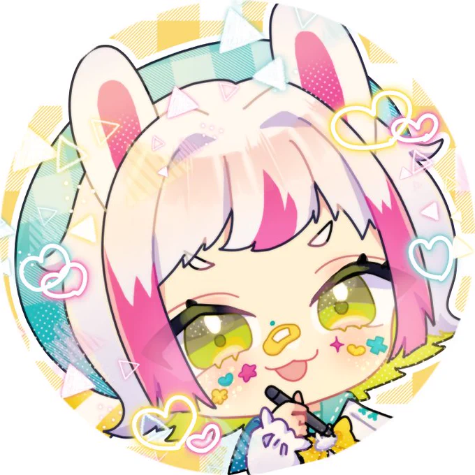 #新しいプロフィール画像 代理ちゃんのお姿大幅にイメチェンしたので、アイコン新しく描きました〜ー!ワイワイ!!!!