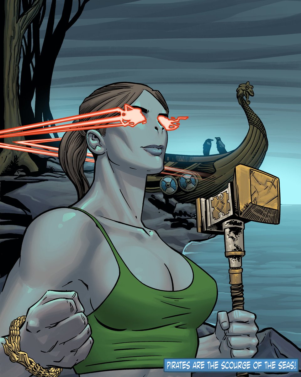 Unleashing pure power, witness Alien Hero <a href="/HV_Origins/">Mark McKenna's Heroes & Villains (NFT, P2E)</a> #60 of Drakkar Shipwreck. Armed with a Heavy Hammer, she obliterates all obstacles in her path, striking justice with each thunderous  blow. Prepare for an unstoppable force of heroism!
#hero #villain #nft #p2e #staking #sol"