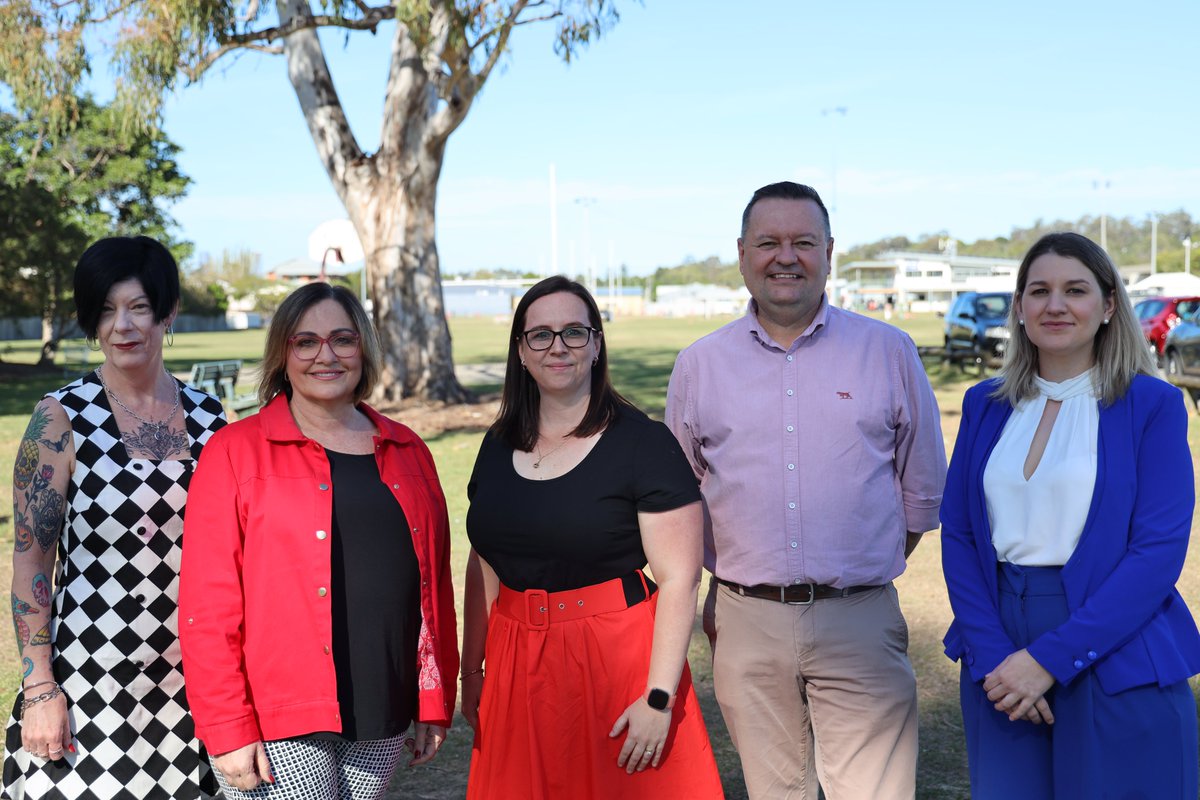 CrJaredCassidy's tweet photo. Community champions. Two words that describe our @Labor4Brisbane team's five newest candidates on the Northside.

📍 Cath Palmer in Bracken Ridge
📍 Vicki Ryan in Northgate
📍 Darren Mitchell in Marchant
📍 Taylar Wojtasik in Enoggera
📍 Leah Malzard in Hamilton https://t.co/KDqWUZkjZW
