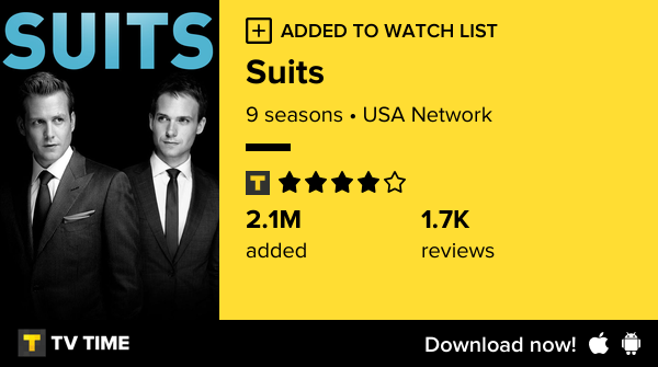 mandathebiblio's tweet photo. I've just started following Suits https://t.co/5j2wbStPmf #tvtime https://t.co/uoiPdn03ii
