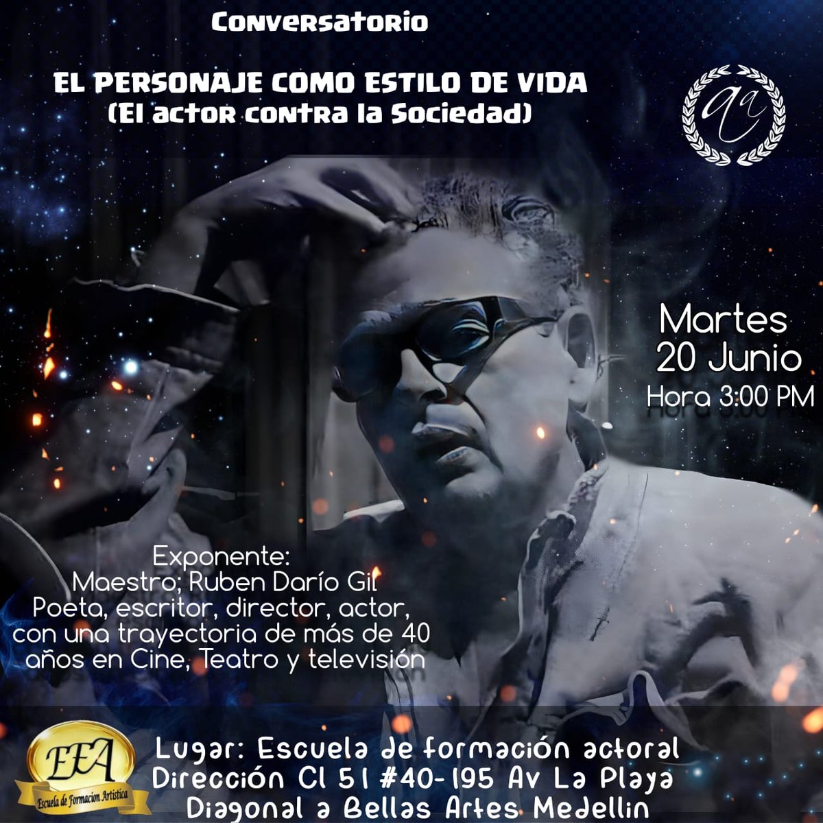 Mi primer conversatorio de ACTUACIÓN en Medellín