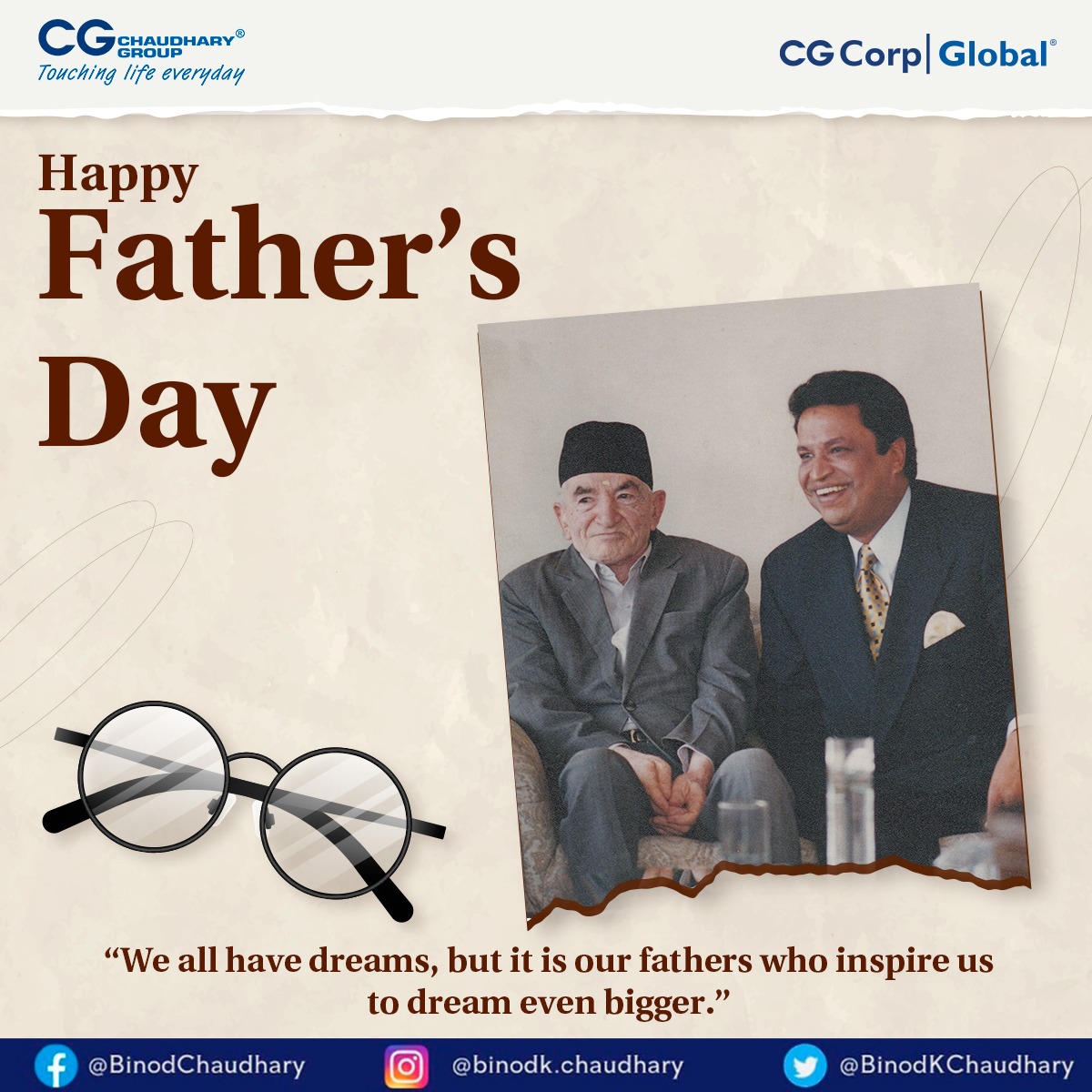 BinodKChaudhary's tweet photo. Celebrating the guiding light in my life. His wisdom and guidance have shaped me into the person I am today.
Happy Father’s Day to all the fathers out there who make endless sacrifices and give so much to their kids!
#FathersDay #FathersWisdom #GuidingLight #FathersGuidance https://t.co/UOcehvuXUD