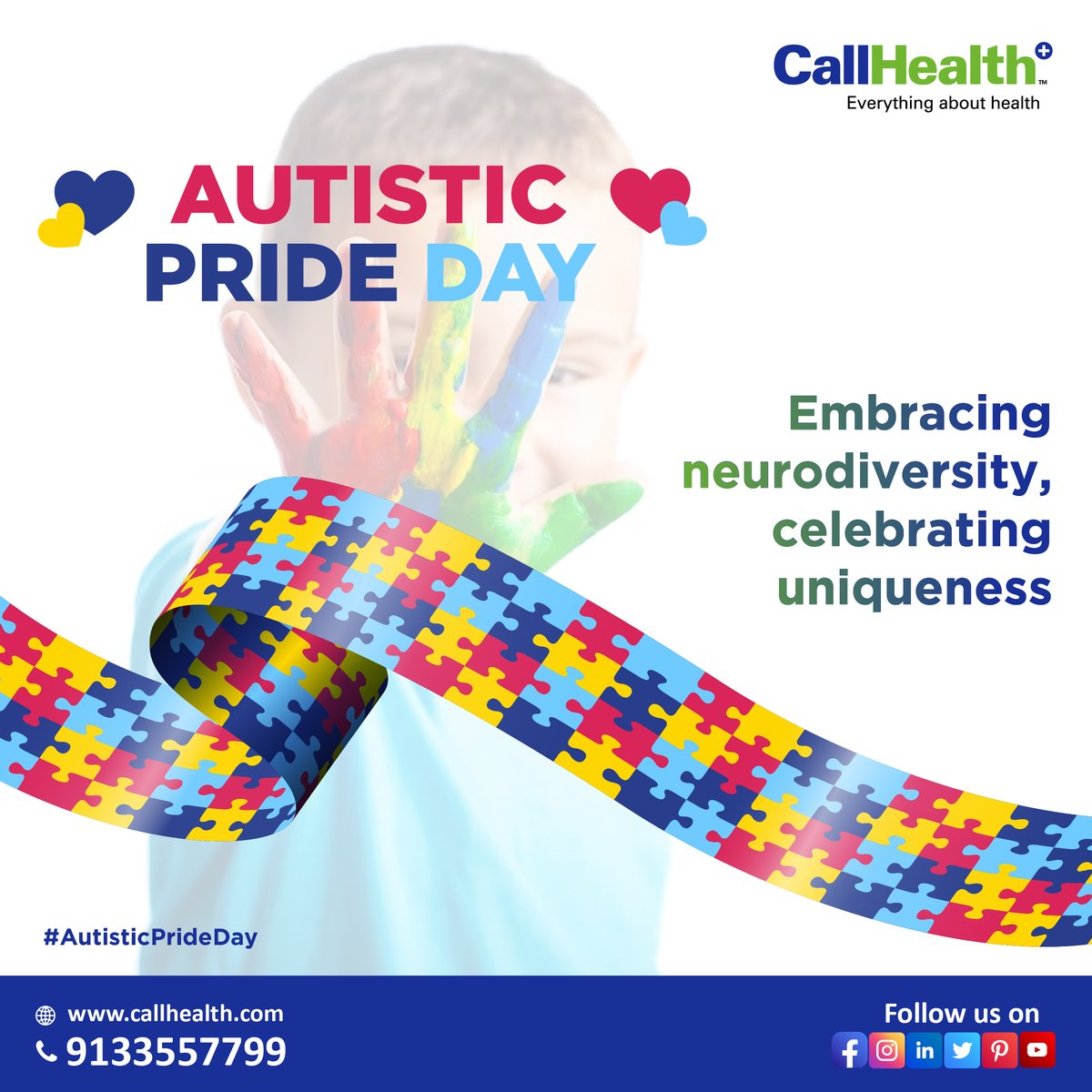 Celebrating #AutisticPrideDay! 
Today, we proudly join the global community in celebrating #AutisticPride Day.  It's a day to recognise & embrace the unique talents, strengths, & perspectives of individuals on the #autismspectrum.
#autismawareness #AutismAcceptance #AutismRights