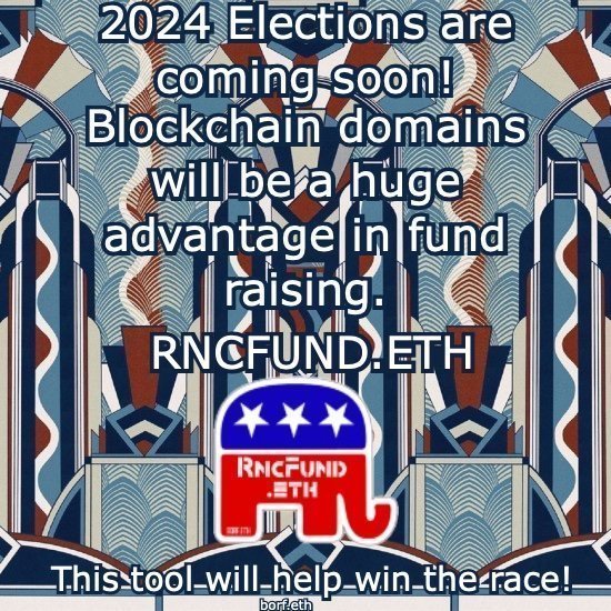 This is the best tool for crypto donations. You can link multiple chains of crypto that can be sent safely to RncFund.eth!  #ens #ensdomains #match2023 #maga #gop #trump #rnc opensea.io/assets/ethereu…… #Trump2024 #pence2024 #republicans #Republican #ens #web3domain #fundingwinter