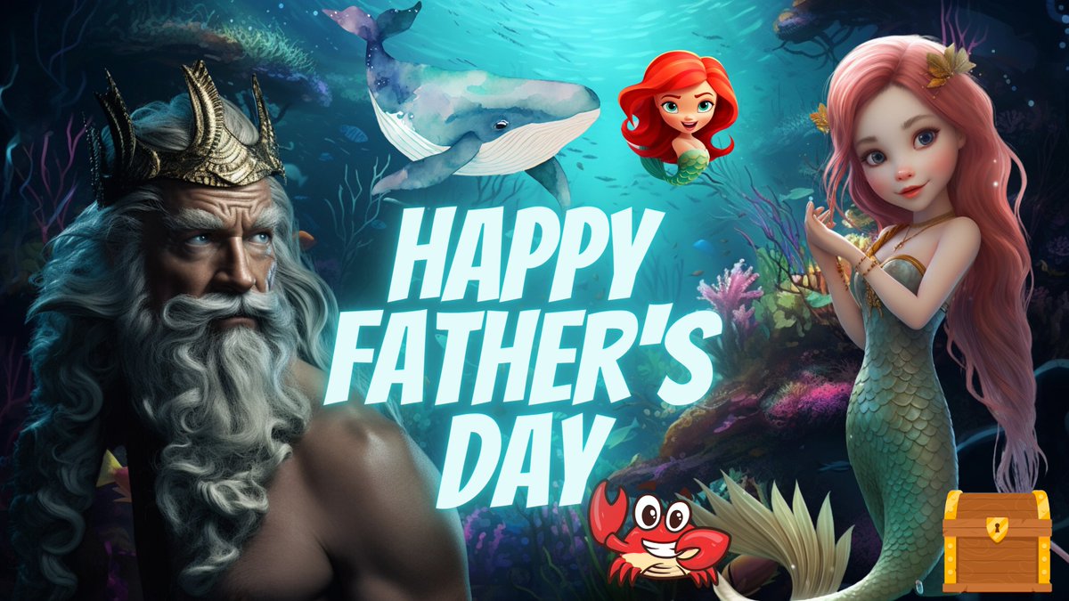 To #MermaidCoin lovers: GM and Happy Father's Day 💋💋💋 🎁 Gift for Your Father: $25K Airdrop💧 👉mermaidcoin.click/Airdrop #TheLittleMermaid #FathersDay #Mermaid