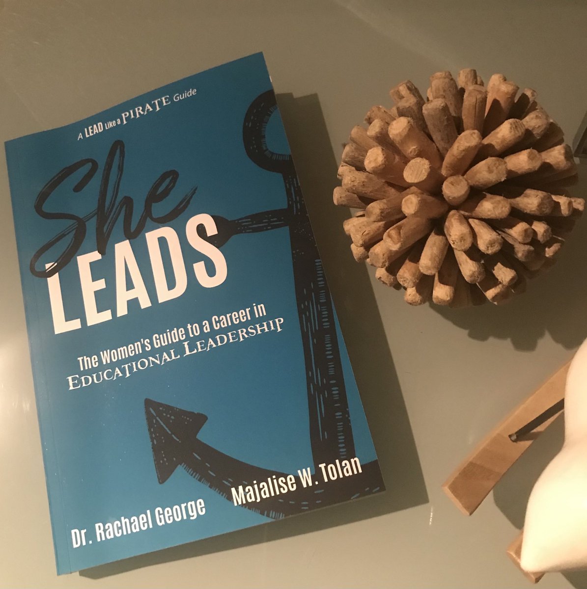 Excited to read, #SheLeadsK12, this month! ~Part of being authentic is allowing your personal and work lives to slightly blur. ♥️📖 #lifelonglearner #growthmindset #leadLAP