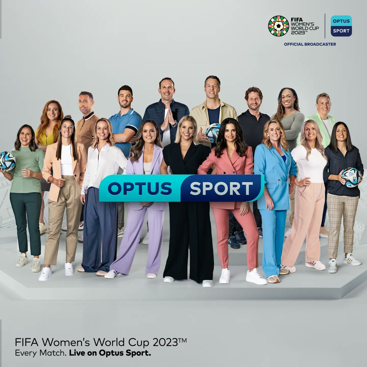 So excited to be joining the #optussport team for the coverage of the FIFA Women's World Cup 2023 😁⚽️ Find out more @OptusSport #FIFAWWC