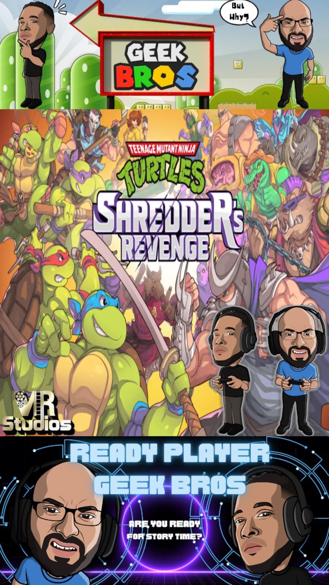 manman17093's tweet image. #ReadyPlayerGEEKBROS Ep 6: #TeenageMutantNinjaTurtlesShreddersRevenge
📽
youtu.be/ULfXPWNOtCE

#GeekBr0s #geek #nerd #funny #GEEKBROS #TeenageMutantNinjaTurtles #Cowabunga #TMNTShreddersRevenge #Beatemup #TMNT #Adventure #xboxgamepass #xboxseriesx #nostalgia #twitch #streamer