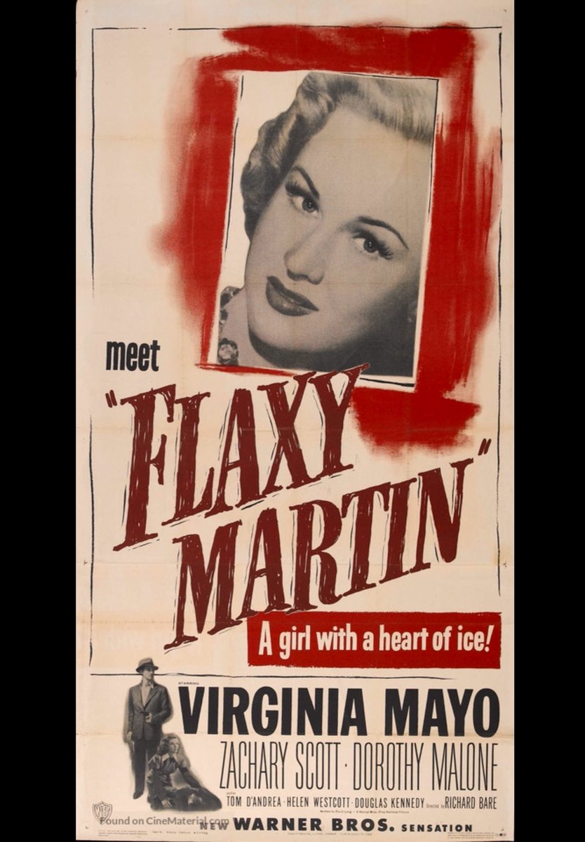 Here for “Flaxy Martin”
#TCMParty #NoirAlley #FlaxyMartin #DarknessAtNoon #FilmNoir