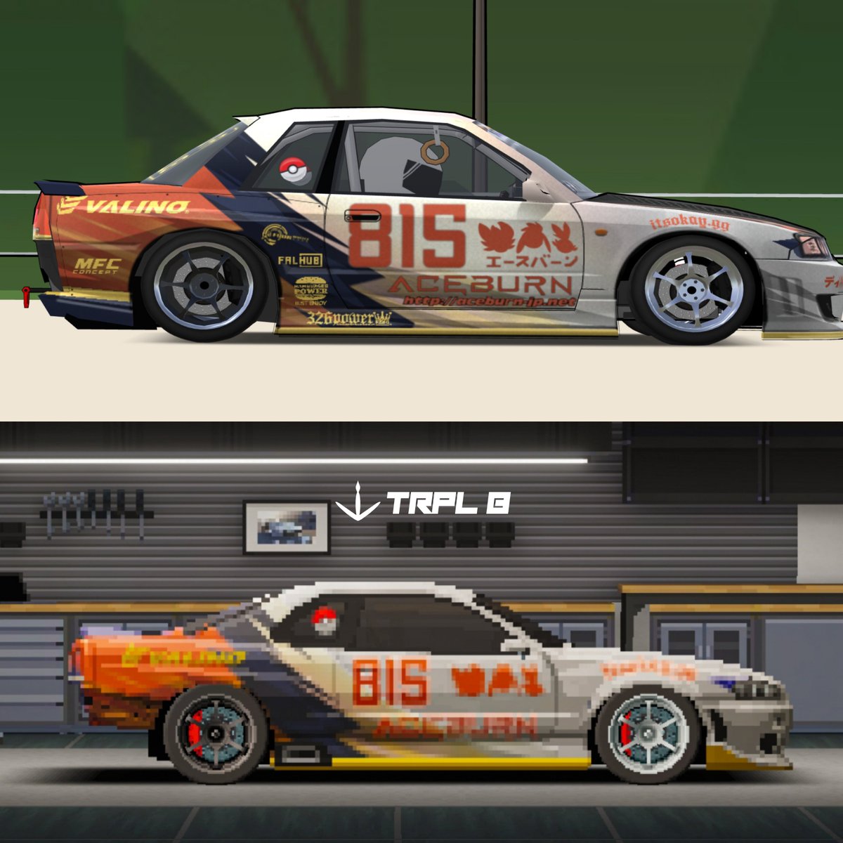 SczTriple's tweet photo. ๐ญ๐๐๐ ๐๐ ๐ญ๐๐๐๐
Aceburn R34! (Don't search it)
Game : @apexracergame
#pcr #ar #pixelcar #car #apexracer #apexracers #speedotuners #str #livery #design #aceburn #cinderace #rabifutto #raboot #hibanny #scorbunny #pokemon #ใจใผในใใผใณ #nissan #skylinegtr https://t.co/f8SJwfhcnT