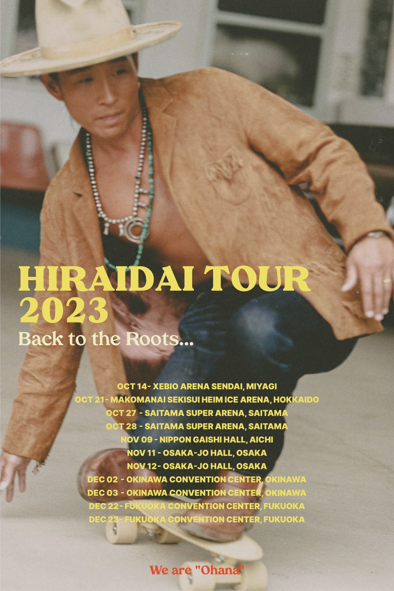 HIRAIDAI TOUR 2024 ポスター サイン入り 平井大 【公式通販】