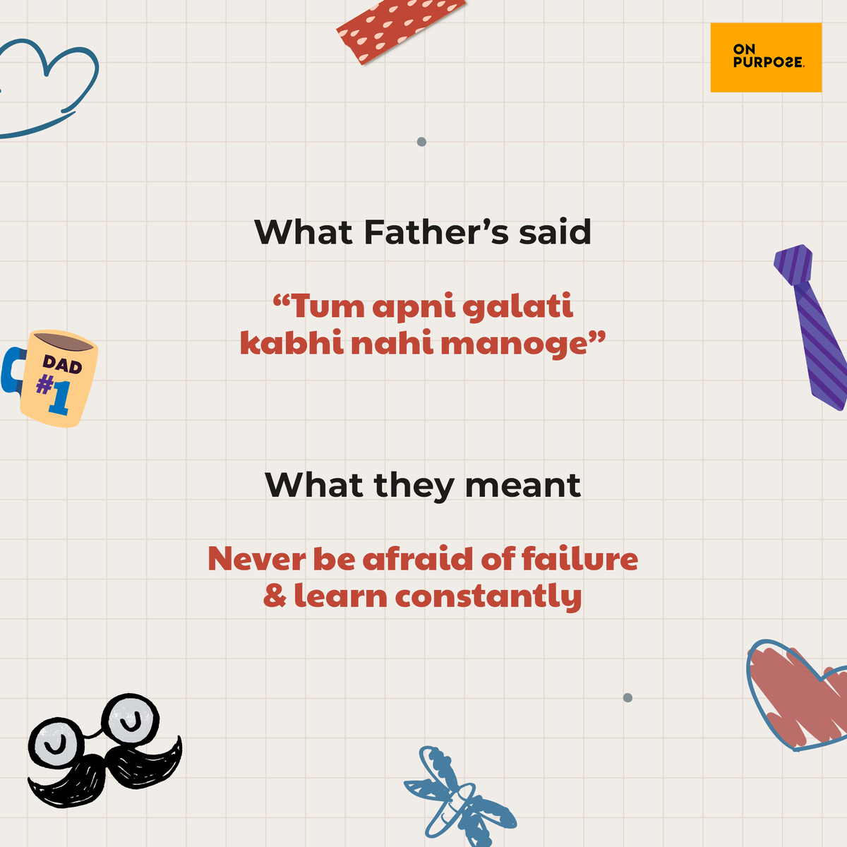 OnPurposeComms's tweet photo. We tried to read between the lines and decode the 'Typical Indian Dads Lingo.' 

A very #HappyFathersDay to all the special &amp; reliable fathers out there! Do tag the father figures in your life and share some good deeds of your old man.

#DadsGoUnnoticed #FathersDay https://t.co/QMMUtDewpT