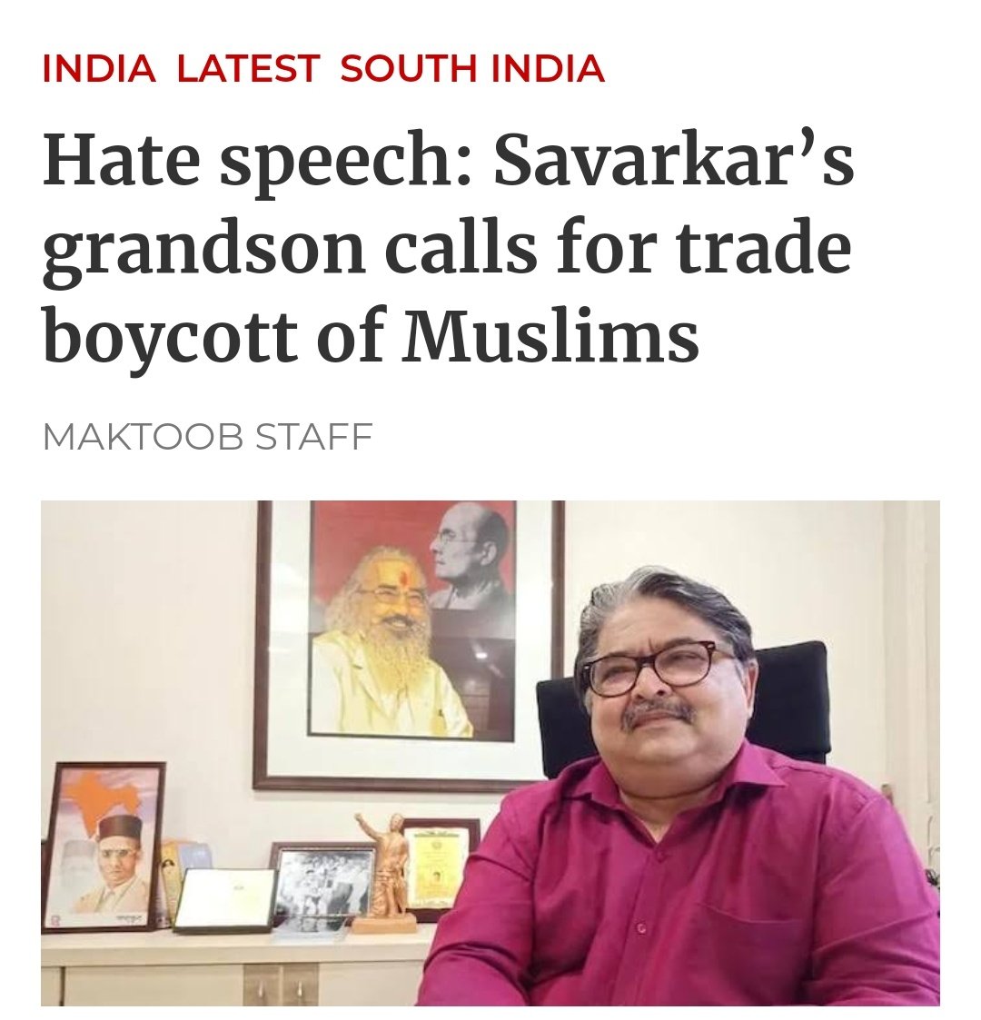 islah_bahrawi's tweet photo. Entah mengapa, pola hampir semua kelompok radikal selalu sama. Apapun agamanya.

Ranjit Savarkar, cucu dari ideolog Hindutva VD Savarkar, pada 16 Juni 2023 menyerukan boikot ekonomi terhadap komunitas Muslim dan mendesak umat Hindu untuk melakukan perdagangan “hanya Hindu-ke-Hindu”. Alasannya; untuk pemberdayaan ekonomi mayoritas Hindu di India dengan mematikan ekonomi minoritas yang beda agama.

Politisasi Agama yang dilakukan oleh Modi melalui partai pendukungnya, Bharatya Janata dan Hindutva, membuat kelompok radikal yang mengatasnamakan Hindu di India tumbuh subur. Mereka mengintimidasi dan mendiskriminasi kelompok minoritas Muslim dan Kristen di beberapa tempat. Puluhan Masjid dibakar di Gujarat, Uttar Pradesh dan Goa dalam 3 tahun terakhir. Bahkan 253 gereja dibakar dalam kerusuhan di Manipur minggu lalu.
.