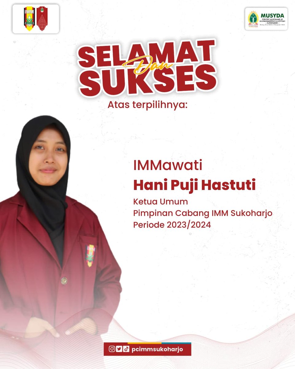 Barakallah wa Innalillah 
Atas Terpilihnya Nahkoda Baru IMM Sukoharjo.... 
#Muhammadiyah #IMM